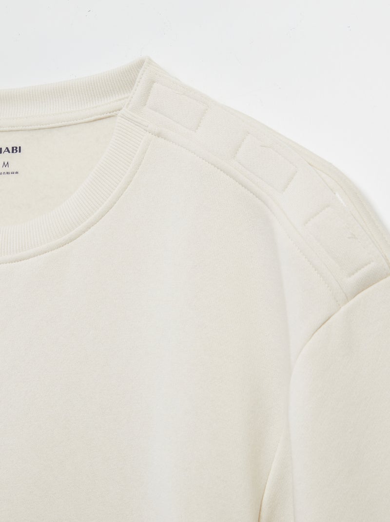 Sweater met ronde hals - So Easy WIT - Kiabi