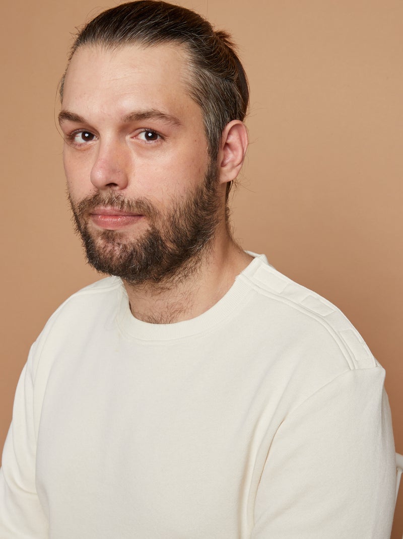 Sweater met ronde hals - So Easy WIT - Kiabi