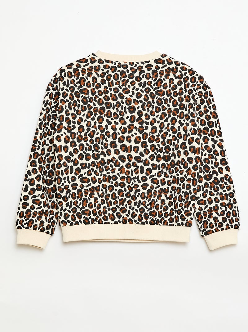 Sweater met ronde hals 'Agathe Sorlet x Kiabi' - Valentijnsdag Wit - Kiabi
