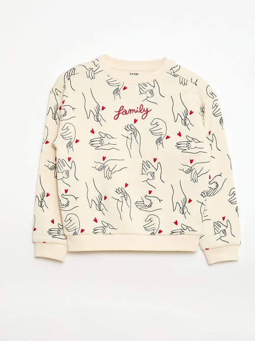 Sweater met ronde hals 'Agathe Sorlet x Kiabi' - Valentijnsdag - Kiabi