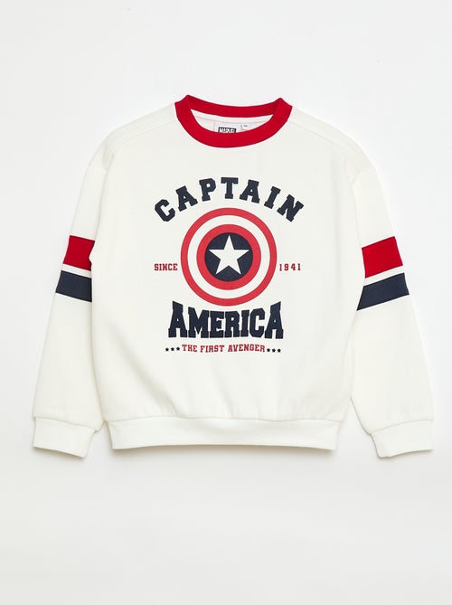Sweater met ronde hals 'Captain America' - Kiabi