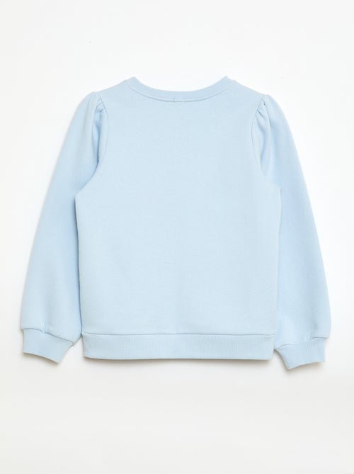 Sweater met ronde hals en koordjesmotief - Kiabi