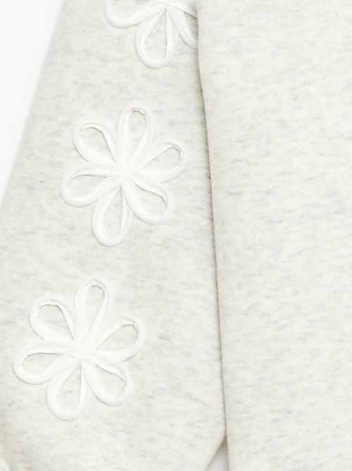 Sweater met ronde hals en koordjesmotief - Kiabi