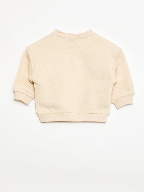 Sweater met ronde hals en opgestikte zak - Kiabi