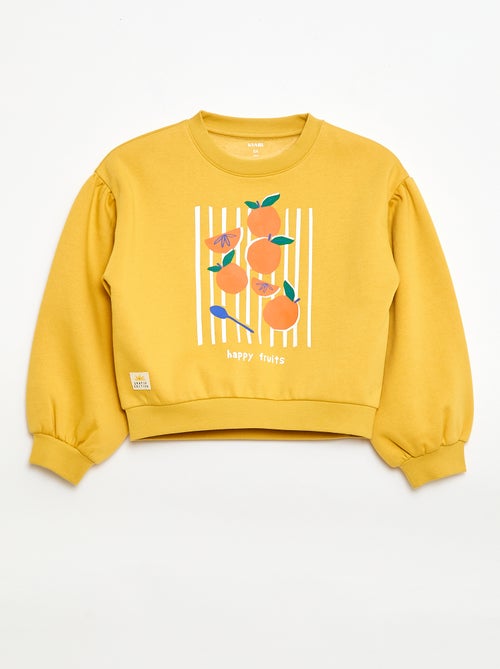 Sweater met ronde hals en print - Grafik Edition - Kiabi