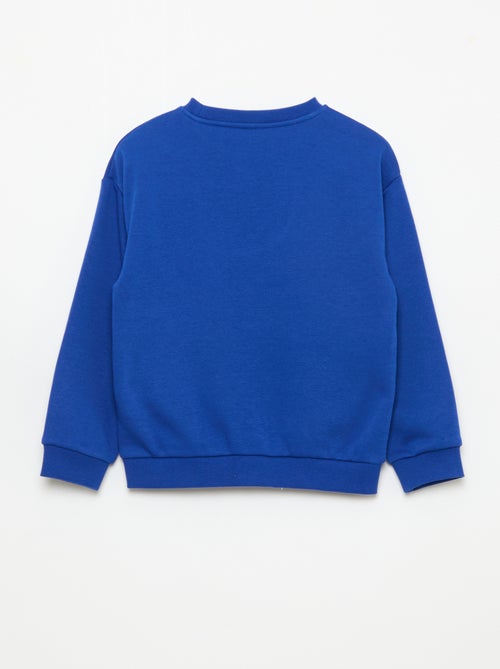 Sweater met ronde hals en print - Kiabi