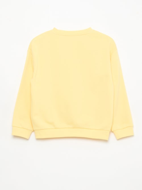 Sweater met ronde hals en print - Kiabi