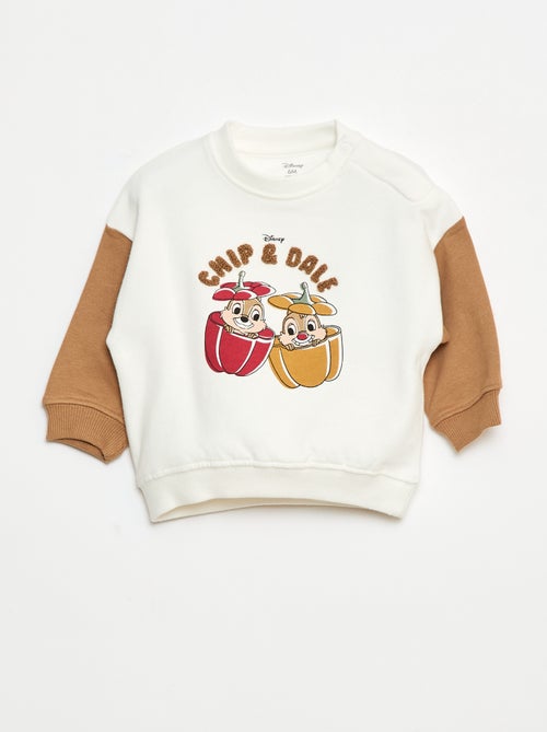 Sweater met ronde hals 'Knabbel en Babbel' 'Disney' - Kiabi