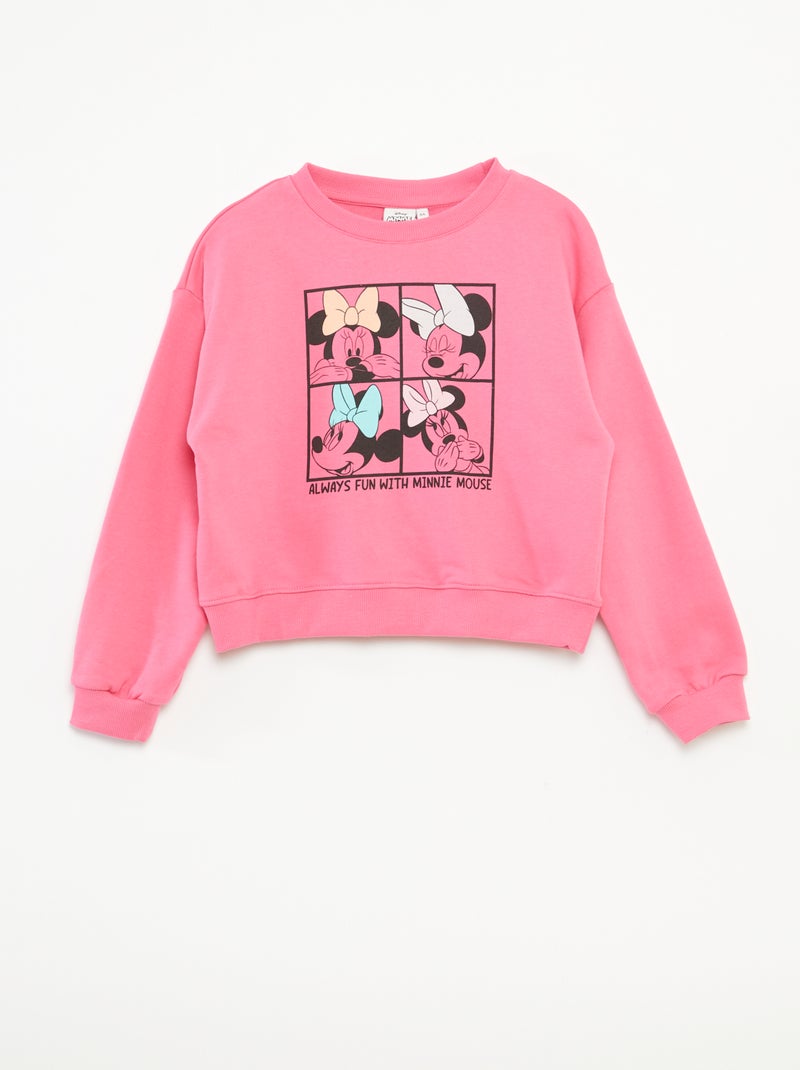 Sweater met ronde hals 'Minnie' 'Disney' Rose - Kiabi