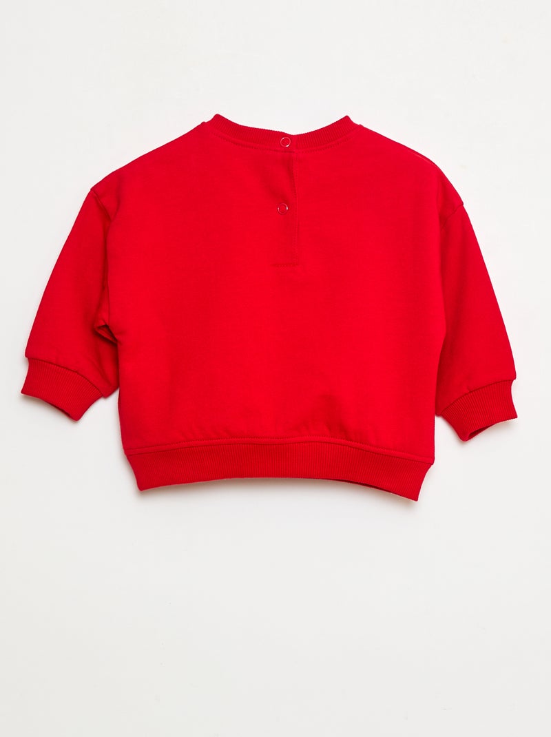 Sweater met ronde hals 'Superman' 'DC Comics' rood - Kiabi
