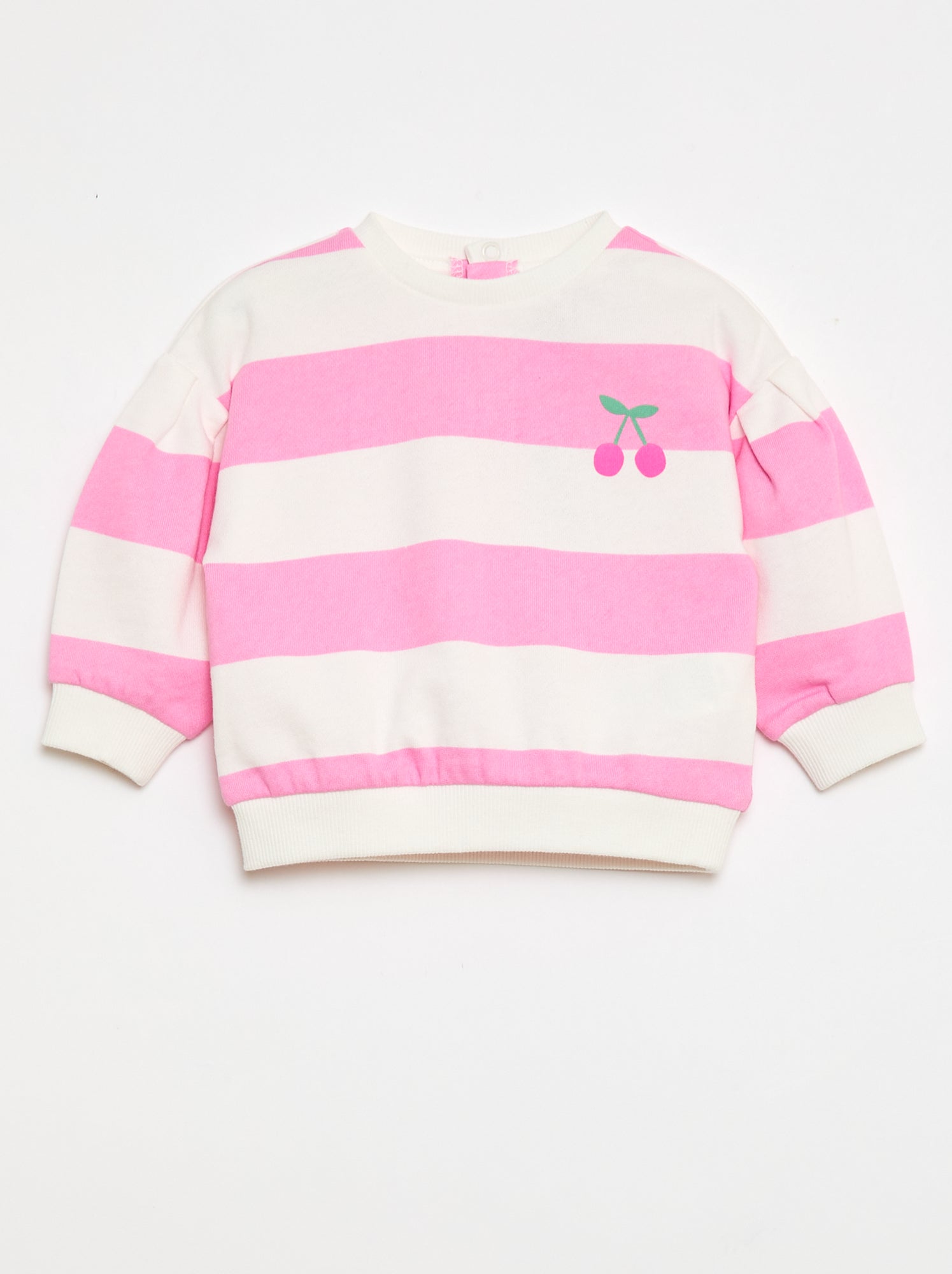 Sweater met ronde hals van lichte sweaterstof met motief