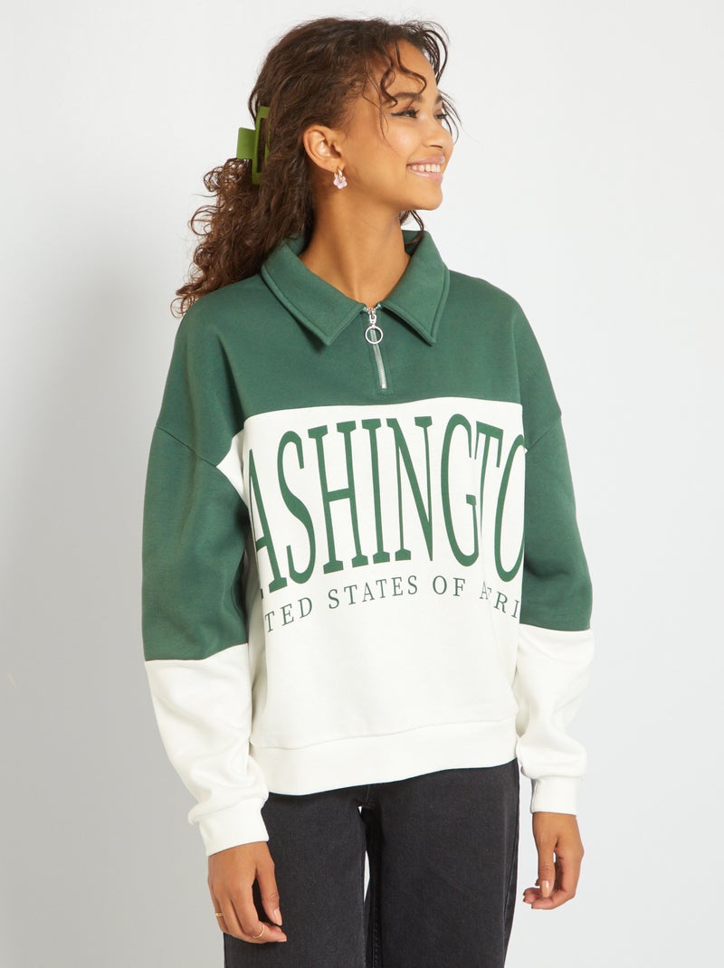 Sweater met schipperskraag 'Washington' sneeuw wit - Kiabi