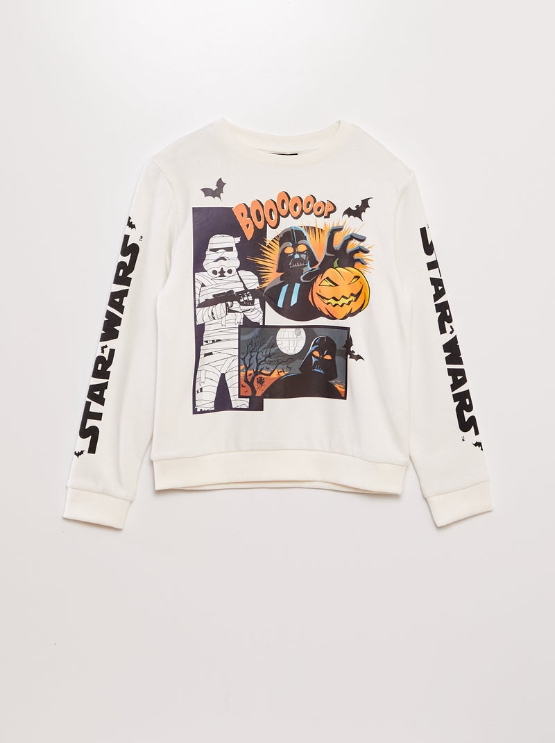 Sweater met Star Wars-print - Halloween WIT - Kiabi