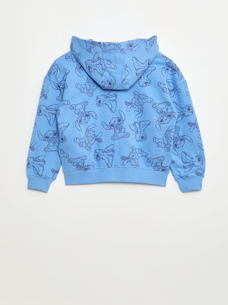 Sweater met 'Stitch'/'Disney'-motiefje Blauw - Kiabi