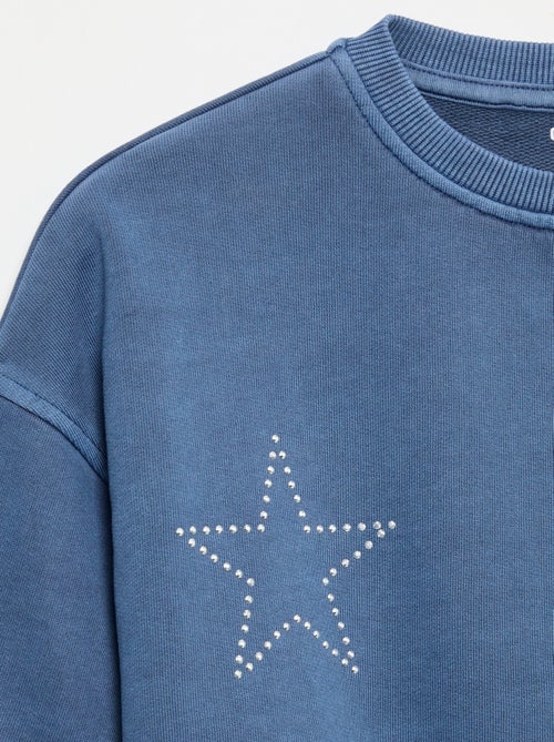 Sweater met strass-sterren - Kiabi Sweater met strass-sterren - Kiabi