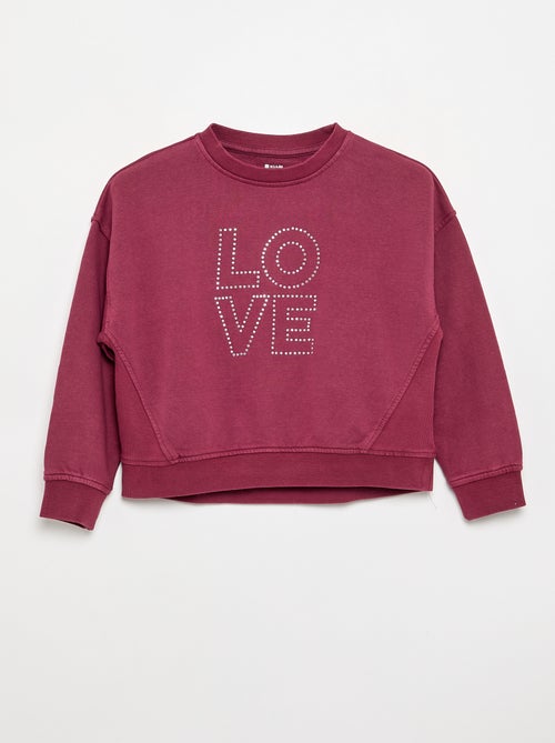 Sweater met strass-sterren - Kiabi