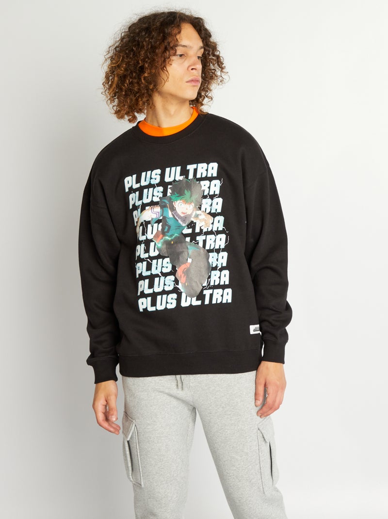 Sweater 'My Hero Academia' ZWART - Kiabi
