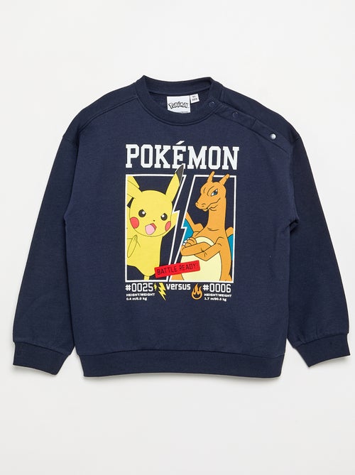 Sweater 'Pokémon' 'Pikachu' & 'Dracofeu' met ronde hals - Kiabi Sweater 'Pokémon' 'Pikachu' & 'Dracofeu' met ronde hals - Kiabi