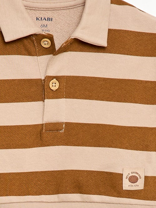 Sweater polokraag met strepen - Kiabi