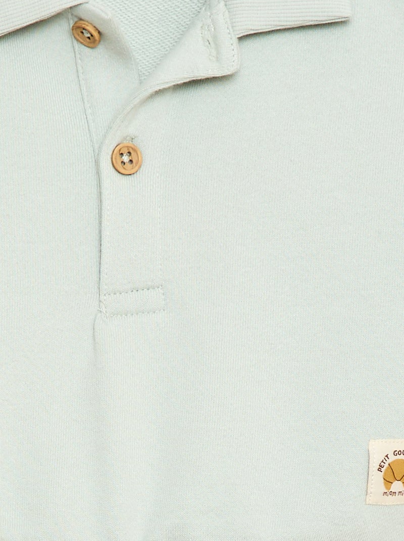 Sweater polokraag met strepen Blauw - Kiabi
