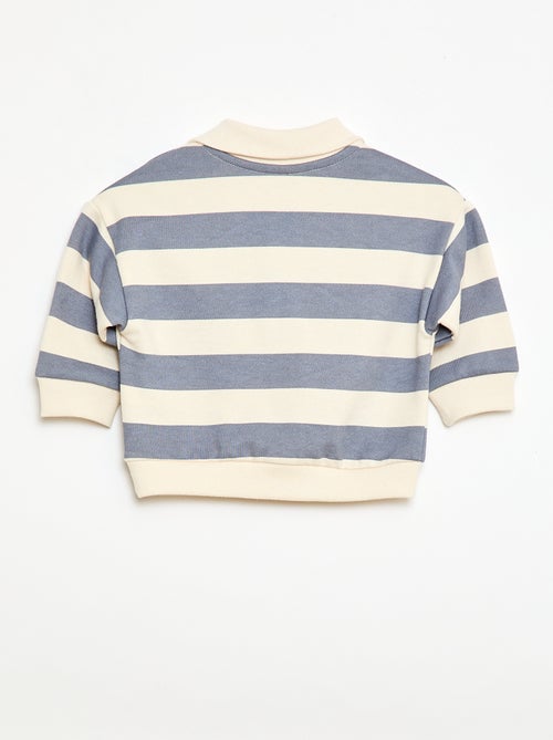 Sweater polokraag met strepen - Kiabi