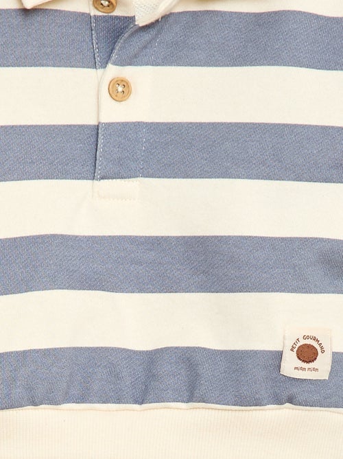 Sweater polokraag met strepen - Kiabi