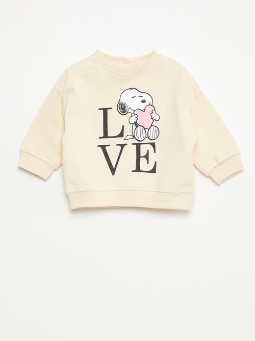 Sweater 'Snoopy' met ronde hals - Kiabi