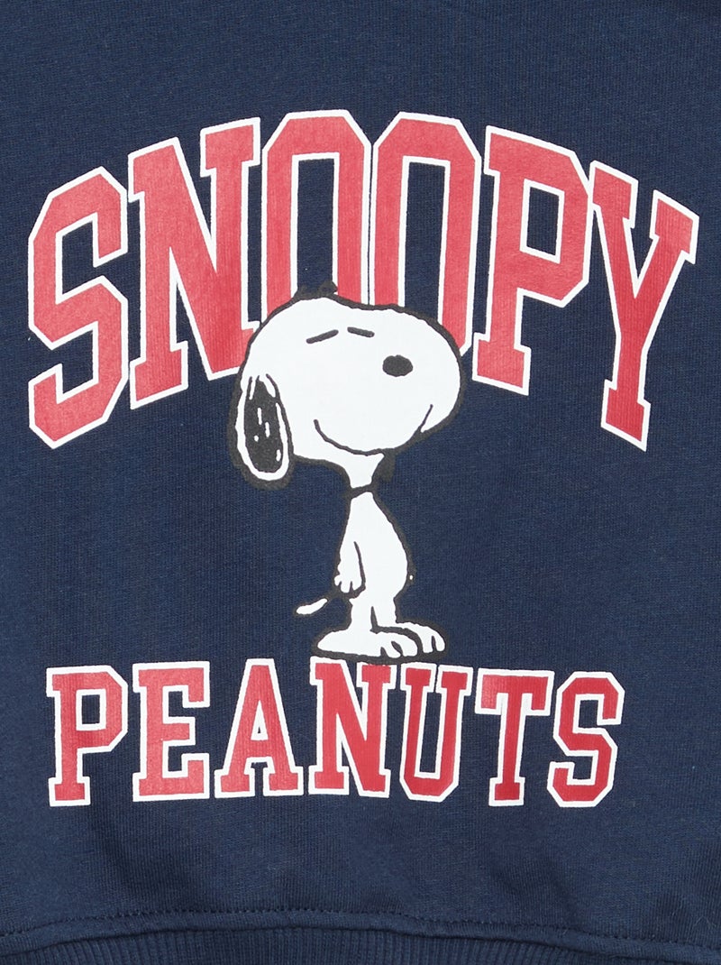 Sweater 'Snoopy' met ronde hals Blauw - Kiabi