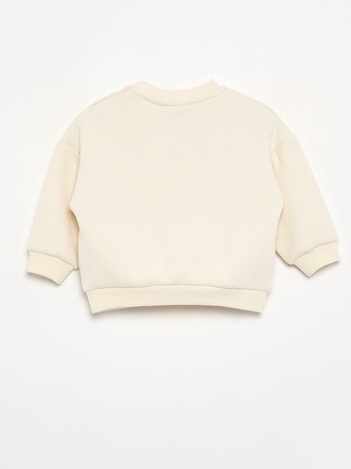 Sweater 'Stitch' 'Disney' met ronde hals - Kiabi