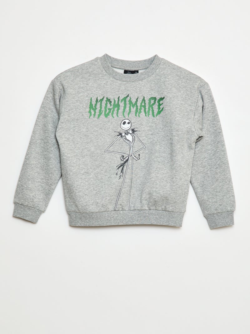 Sweater 'The Nightmare Before Christmas' Grijs - Kiabi