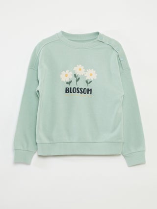 Sweater van dunne gestreepte joggingstof - So Easy