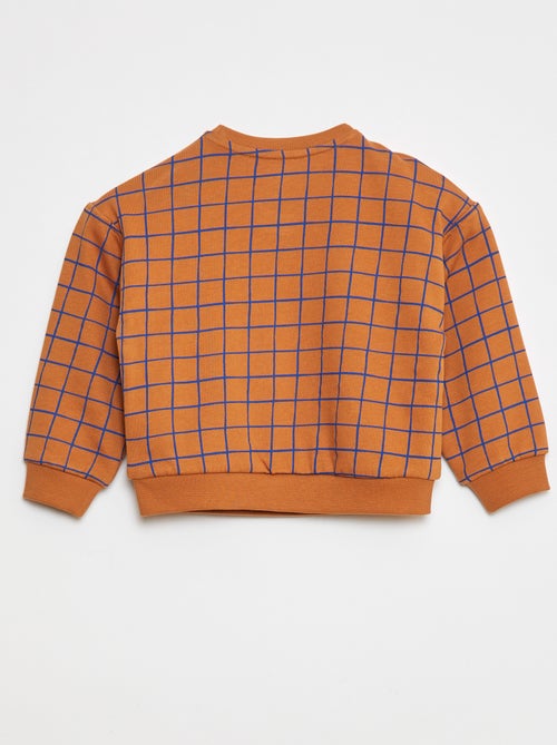 Sweater van dunne joggingstof met print - Grafik Edition - Kiabi