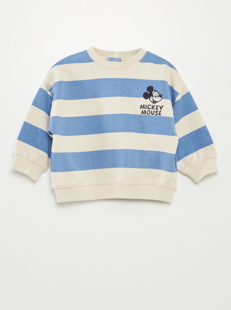 Sweater van french terry 'Disney' BLAUW - Kiabi