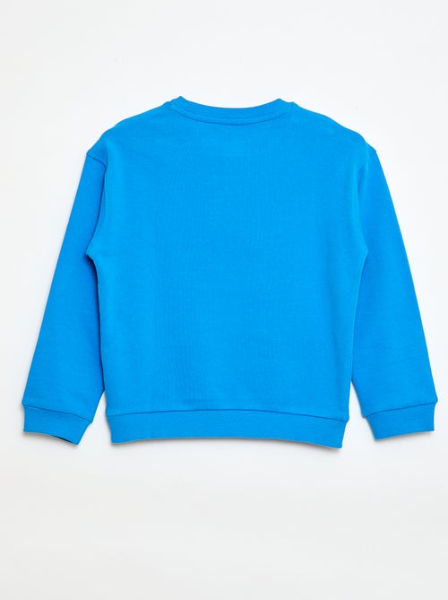 Sweater van French Terry met motief - Kiabi