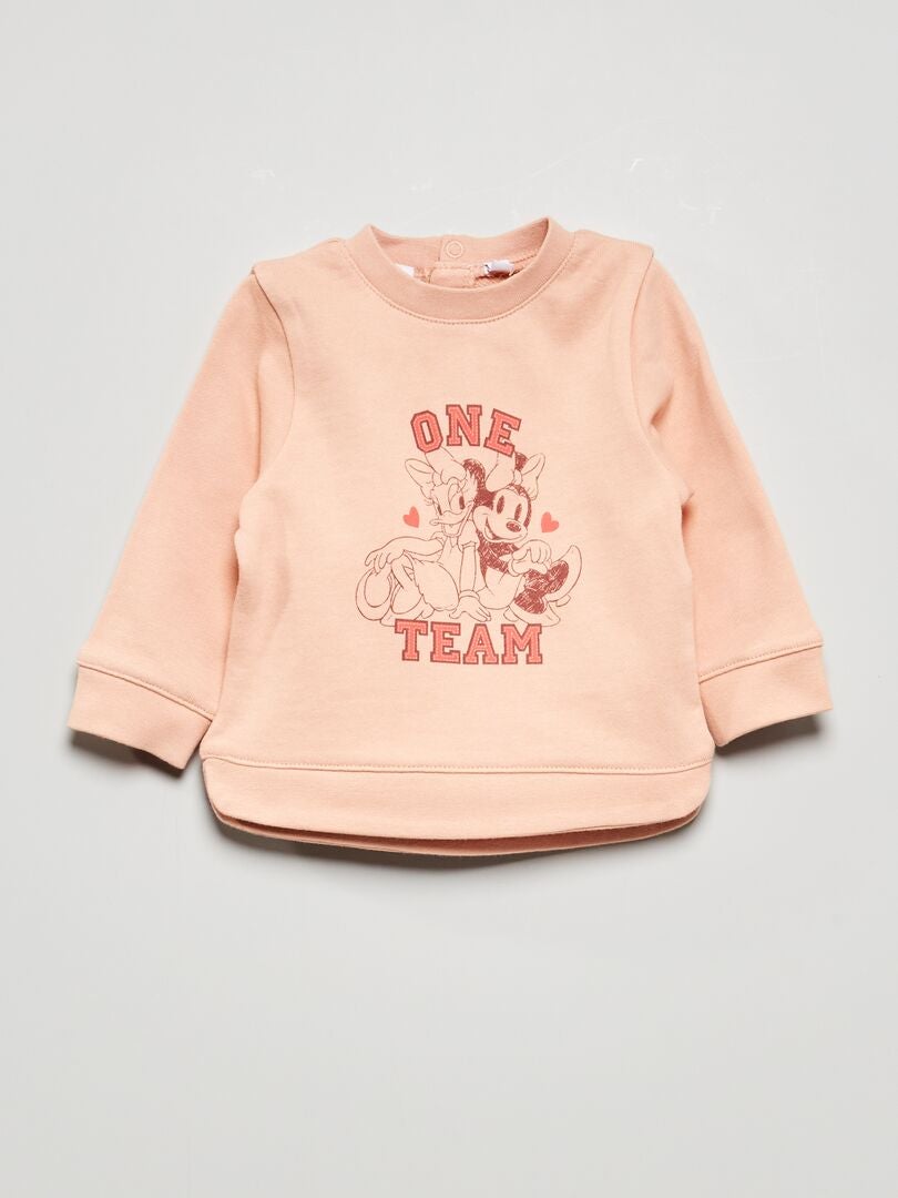 Sweater van french terry 'Minnie' ROSE - Kiabi