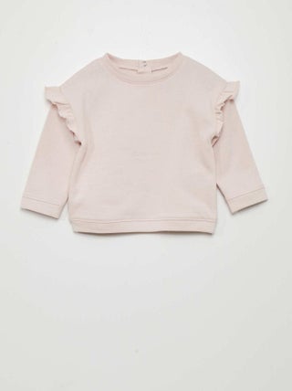 Sweater van french terry