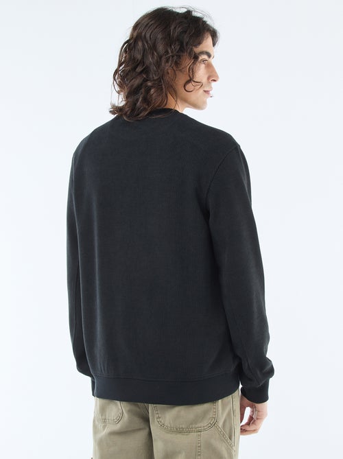 Sweater van gewafelde stof - Kiabi