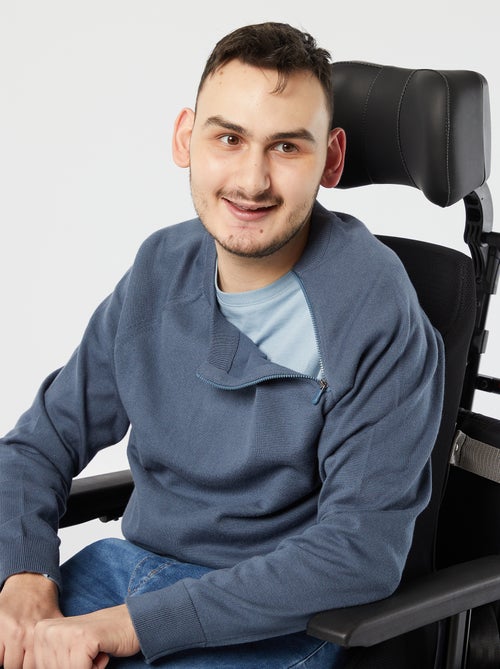 Sweater van jerseytricot - Gemakkelijk aan te trekken collectie - Kiabi