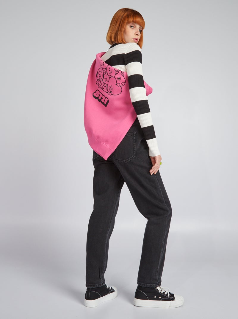 Sweater van joggingstof 'BT21' ROSE - Kiabi