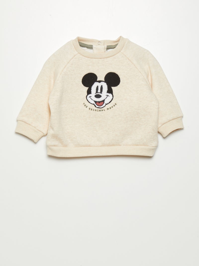 Sweater van joggingstof 'Disney' BIEGE - Kiabi
