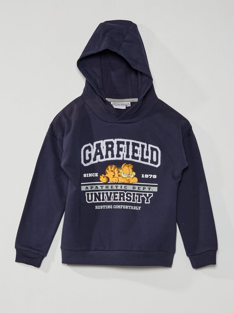 Sweater van joggingstof 'Garfield' donkergrijs - Kiabi