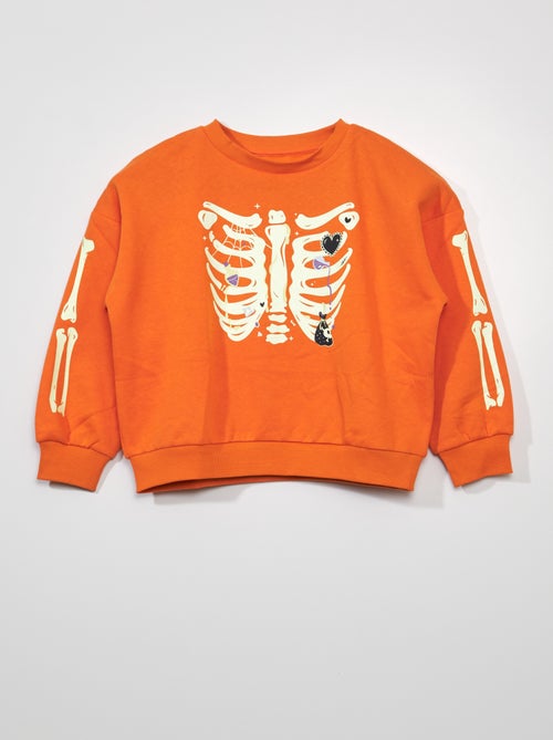 Sweater van joggingstof 'Halloween' - Kiabi