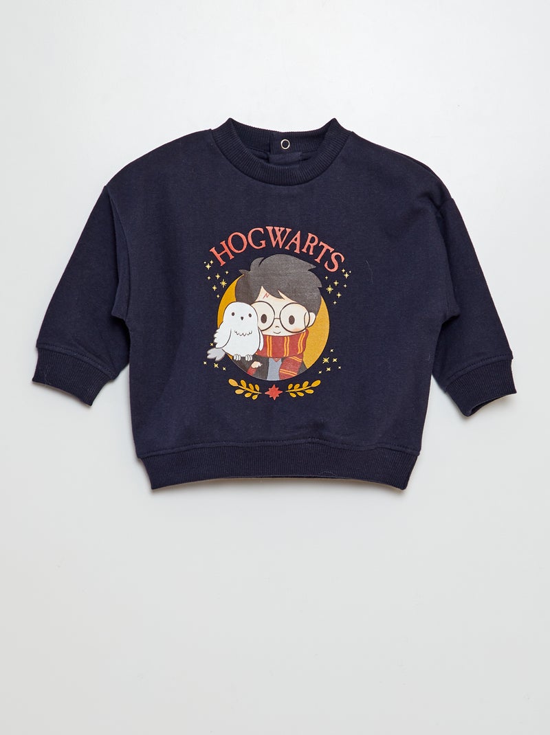 Sweater van joggingstof 'Harry Potter' BLAUW - Kiabi