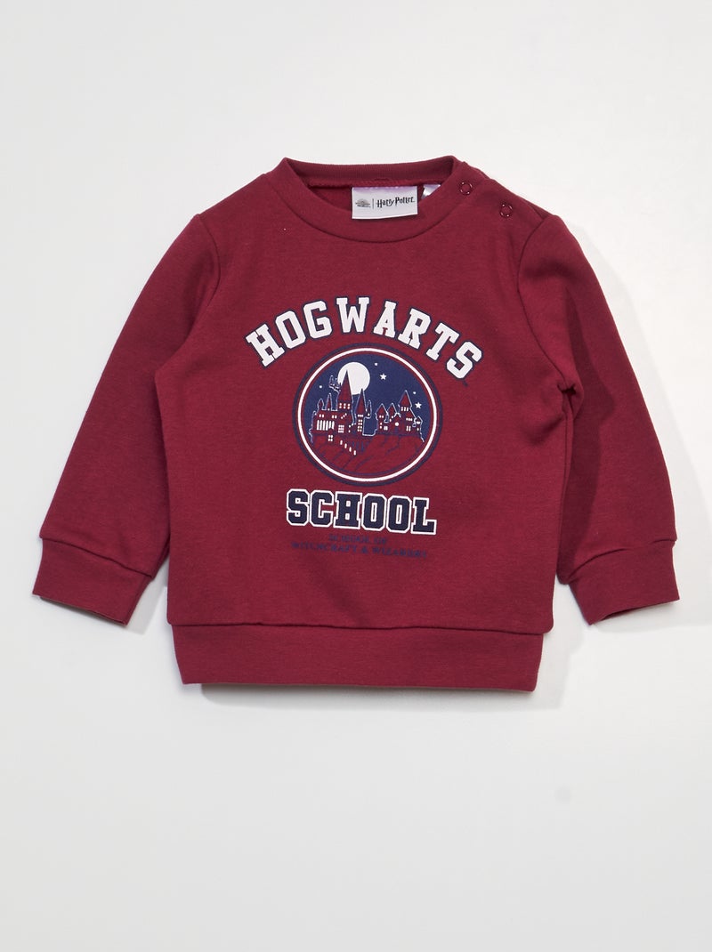 Sweater van joggingstof 'Harry Potter' ROOD - Kiabi