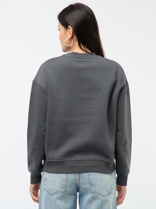 Sweater van joggingstof met 'Bambi'-print - Kiabi