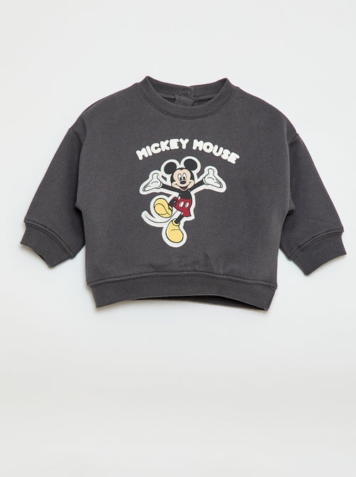 Sweater van joggingstof met 'Mickey'-print - Kiabi