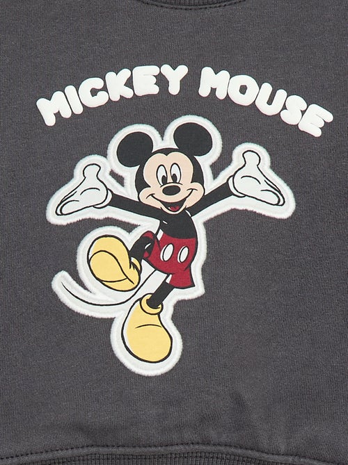 Sweater van joggingstof met 'Mickey'-print - Kiabi