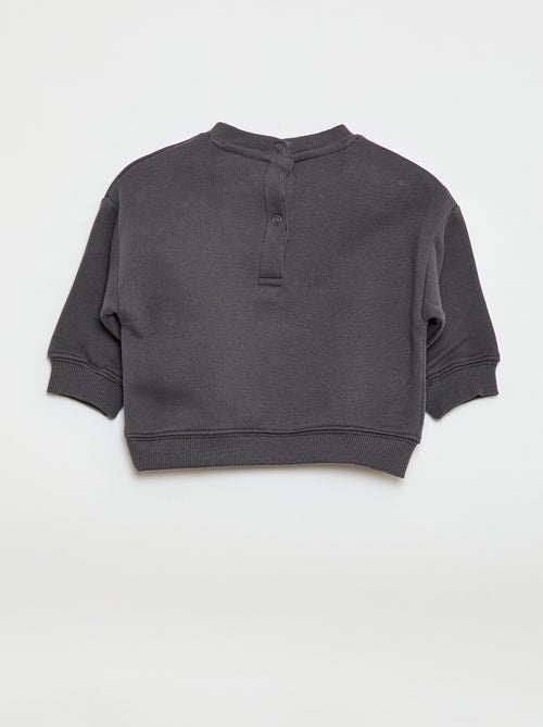 Sweater van joggingstof met 'Mickey'-print - Kiabi