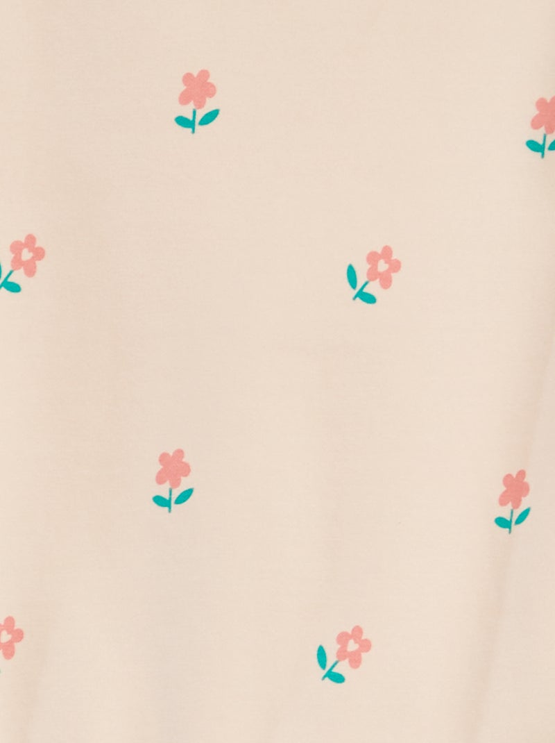 Sweater van joggingstof met motiefje ROSE - Kiabi