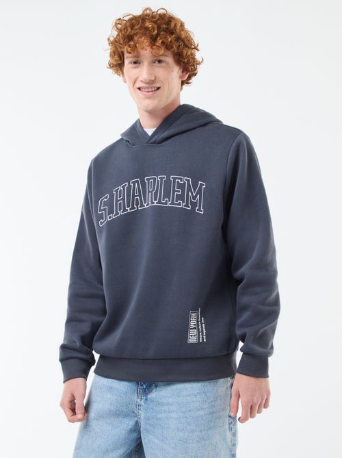 Sweater van joggingstof met print - Kiabi